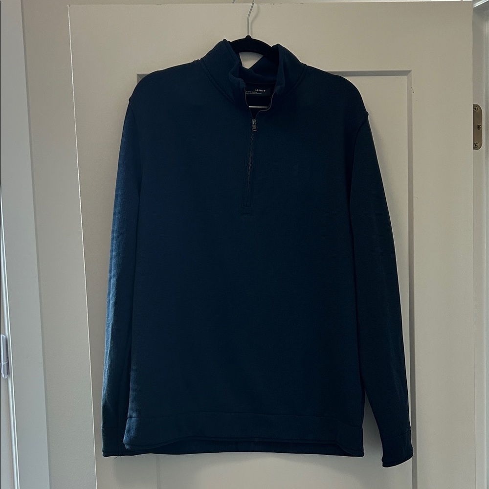 LG Men's Deep Blue Zip-Up Sweater